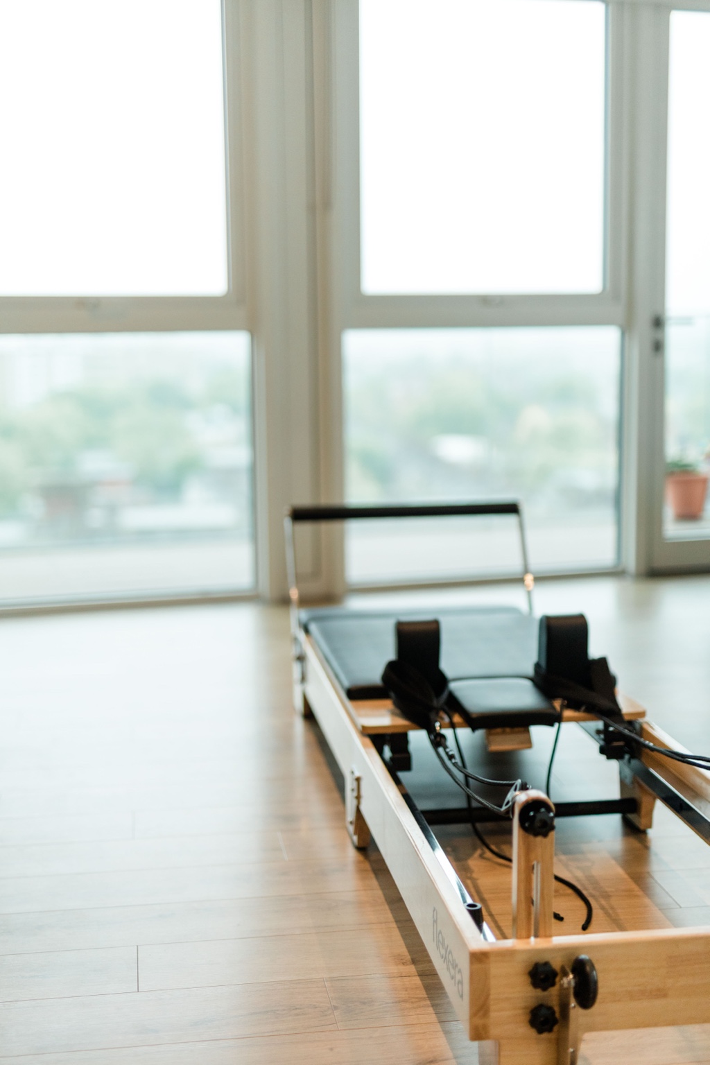 Reformer in the private MÖKA Pilates setting in London W6